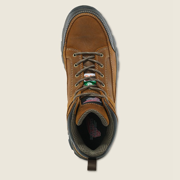 Red Wing Hiking Bot Erkek - Truhiker - 5-Inch Csa Safety Toe - Kahverengi - 82RKAEQND